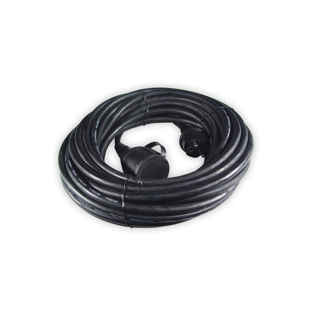 Calex Calex Kabel - 15M - Schwarz - 3x 1,5mm² - Verlängerungskabel - Verlängerungsschnur