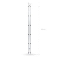 Ledvion LED Feuchtraumleuchte IP65 - 150 cm - IP65 - Verknüpfbar - Edelstahlklammern