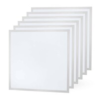 Ledvion 6x LED Panel 60x60 - UGR <19 - 24W - 210 Lm/W - 6500K - 5 Jahre Garantie - Energieeffizienzklasse A