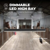 Beleuchtungonline LED Hallenstrahler Linear Industrial 250W - 150lm/W - IP65 - 6000K - Dimmbar - 5 Jahre Garantie