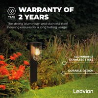 Ledvion LED Sockelleuchten - E27 Fassung - IP44