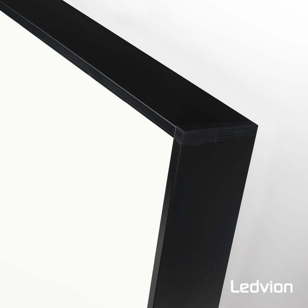 Ledvion LED Panel Aufbau - 60x60 - Aluminium - Schwarz