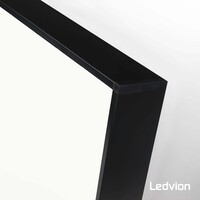 Ledvion LED Panel Aufbau - 120x30 - Aluminium - Schwarz