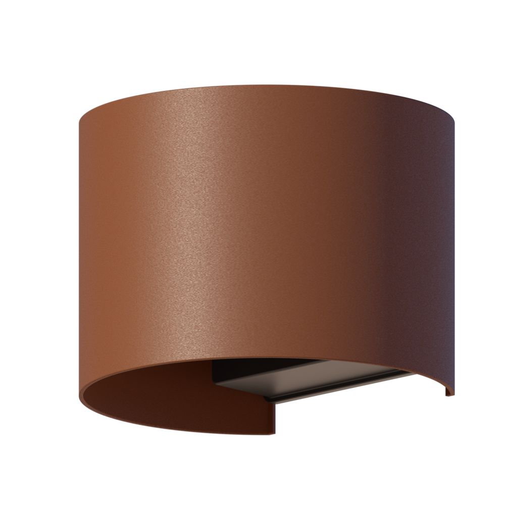 Calex Calex LED Wandleuchte Außen - Beidseitig - 7W - 3000K - IP54 - Rost