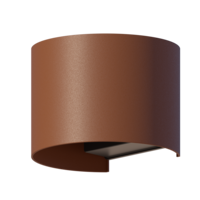 Calex Calex LED Wandleuchte Außen - Beidseitig - 7W - 3000K - IP54 - Rost