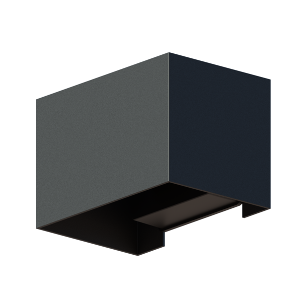 Calex Calex LED Wandleuchte Außen - Beidseitig - 7W - 3000K - IP54 - Schwarz