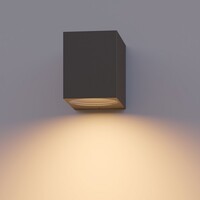 Calex Calex LED Wandleuchte Außen - GU10-Fassung - IP54 - Anthrazit
