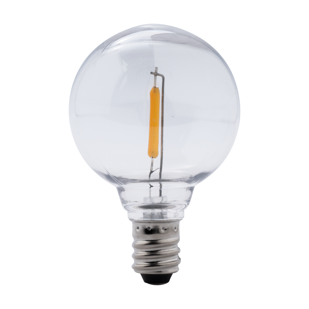 Ledvion E12 LED Lampe Filament - 0,3W - 2700K - 39 Lumen - Clear - 25 Pack