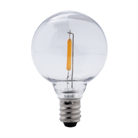 Ledvion E12 LED Lampe Filament - 0,3W - 2700K - 39 Lumen - Clear - 25 Pack