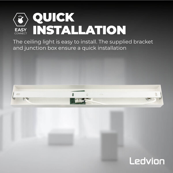 Ledvion LED Deckenstrahler Weiß Trio - 3W - 6500K - Neigbar