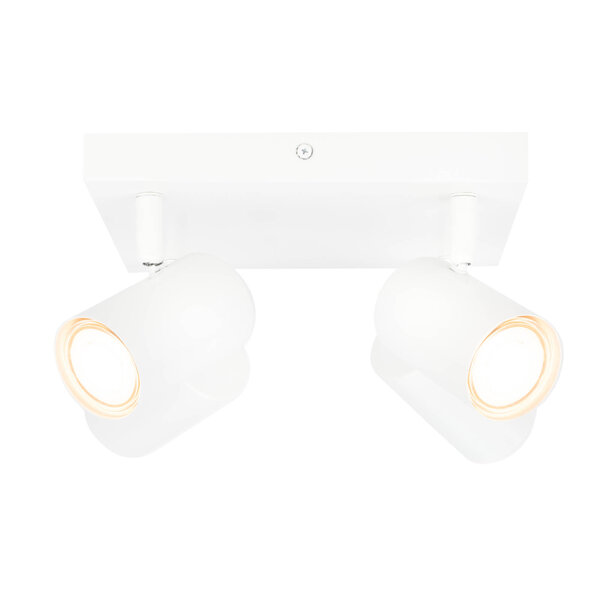 Ledvion LED Deckenstrahler Weiß 4-licht - 3W - 2700K - Neigbar