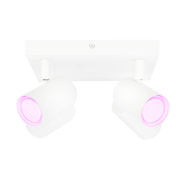 Ledvion LED Deckenstrahler Weiß 4-licht - 4,9W - RGB+CCT - Neigbar