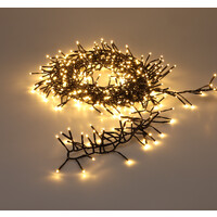 Beleuchtungonline 4,9m LED Weihnachtsbeleuchtung - Lichterkette Außenbereich - 384 LEDs - Warmweißes Licht