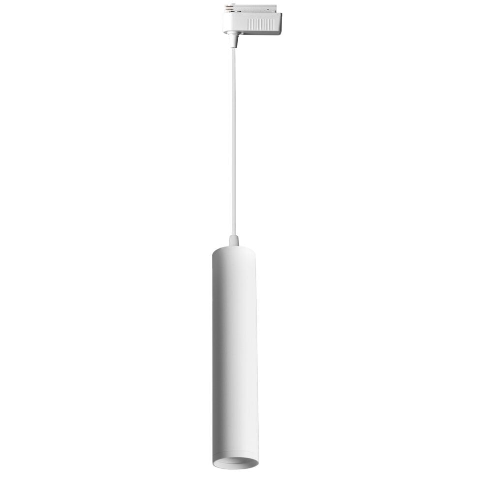 Ledvion 1-Phasen Schienenspot Hängelampe – Deckenhaube mit 1,5 m Kabel – GU10-Fassung – Weiß