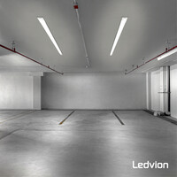 Ledvion 10 Pack - LED Lichtleiste 150 cm - Samsung LED Chips - 40W - 140lm/W - 6500K - 5 Jaar Garantie