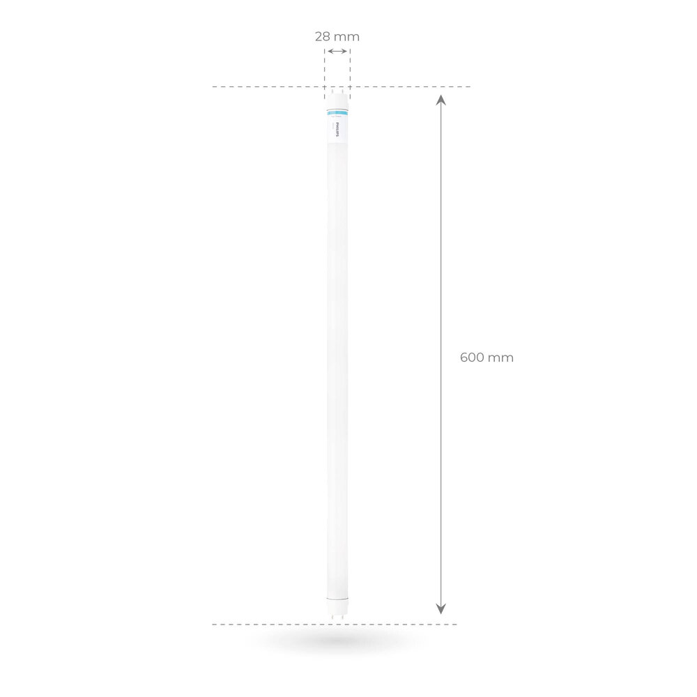 Philips Philips LED Röhre 60 cm - 8W - 3000K - T8 - Master Value (EM/NETZ) - Hohe Leistung