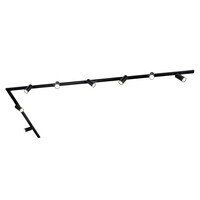 Ledvion 3m LED Schienensystem - 8 Spots - 3W - 2700K - Dimmbar - 1 Phasen - Schwarz