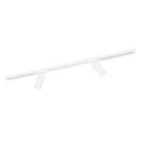 Ledvion 1m LED Schienensystem - 2 Spots - 3W - 2700K - Dimmbar - 1 Phasen - Weiß