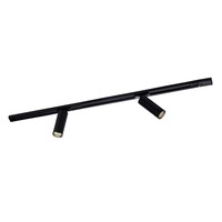 Ledvion 1m LED Schienensystem - mit 2 Spots - Dimmbar - 1 Phasen