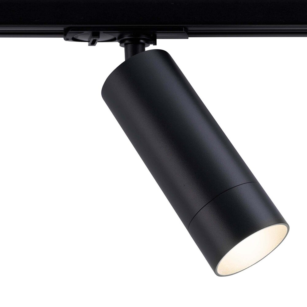 Ledvion 2m LED Schienensystem - 4 Spots - 3W - 2700K - Dimmbar - 1 Phasen - Schwarz