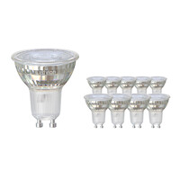 Ledvion 10x Dimmen bis warm GU10 LED Spot - 5W - 2200-3000K