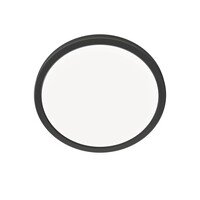 Ledvion LED Deckenleuchte Schwarz - IP44 - 13W - 2700K - Ø24,4 CM