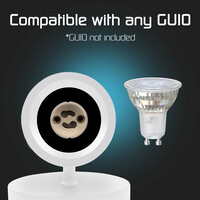 Ledvion LED Deckenstrahler Weiß - Neigbar - GU10 Fassung