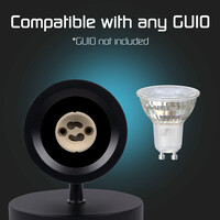 Ledvion LED Deckenstrahler Schwarz - Neigbar - GU10 Fassung