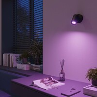 Ledvion LED Deckenstrahler Schwarz - Dimmbar - 4,9W - RGB+CCT - Neigbar