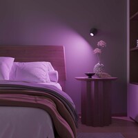 Ledvion LED Deckenstrahler Schwarz - Dimmbar - 4,9W - RGB+CCT - Neigbar