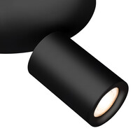 Ledvion LED Deckenstrahler Schwarz Duo - Dimmbar - 3W - 6500K - Neigbar