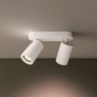 Ledvion LED Deckenstrahler Weiß Duo - Dimmbar - 3W - 2700K - Neigbar