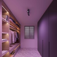 Ledvion LED Deckenstrahler Schwarz Duo - Dimmbar - 4,9W - RGB+CCT - Neigbar