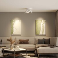 Ledvion LED Deckenstrahler Weiß Trio - Dimmbar - 3W - 4000K - Neigbar