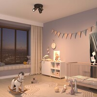 Ledvion LED Deckenstrahler Schwarz Trio - Neigbar - GU10 Fassung