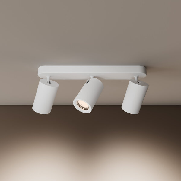 Ledvion LED Deckenstrahler Weiß Trio - Dimmbar - 3W - 6500K - Neigbar
