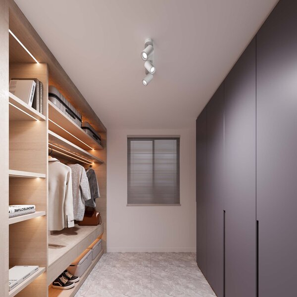 Ledvion LED Deckenstrahler Weiß Trio - Dimmbar - 3W - 6500K - Neigbar