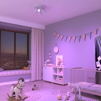 Ledvion LED Deckenstrahler Weiß 4-licht - Dimmbar - 4,9W - RGB+CCT - Neigbar