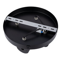 Ledvion LED Deckenstrahler Schwarz 4-licht - Dimmbar - 3W - 2700K - Neigbar