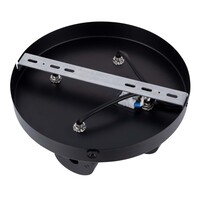 Ledvion LED Deckenstrahler Schwarz 4-licht - Dimmbar - 3W - 4000K - Neigbar