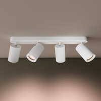 Ledvion LED Deckenstrahler Weiß 4-licht - Neigbar - GU10 Fassung