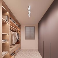 Ledvion LED Deckenstrahler Weiß 4-licht - Neigbar - GU10 Fassung