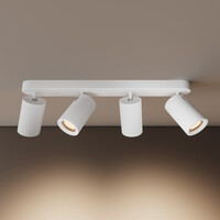 Ledvion LED Deckenstrahler Weiß 4-licht - Dimmbar - 3W - 4000K - Neigbar