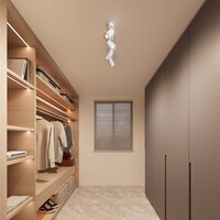 Ledvion LED Deckenstrahler Weiß 4-licht - Dimmbar - 3W - 4000K - Neigbar