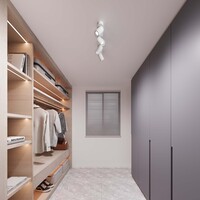 Ledvion LED Deckenstrahler Weiß 4-licht - Dimmbar - 3W - 6500K - Neigbar
