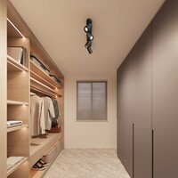 Ledvion LED Deckenstrahler Schwarz 4-licht - Dimmbar - 3W - 4000K - Neigbar