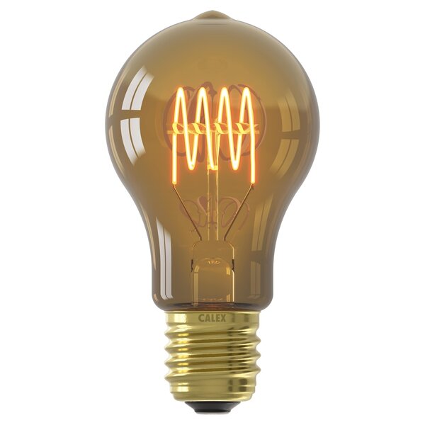 Calex Calex Flex Lampe Filament A60 - E27 - 4W - 1800K - 120 Lumen - Gold