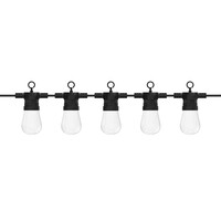 Calex 10m Calex Vista Lichterkette + 2 m Anschlusskabel - IP44 - RGB - Inkl. 10 Lampen