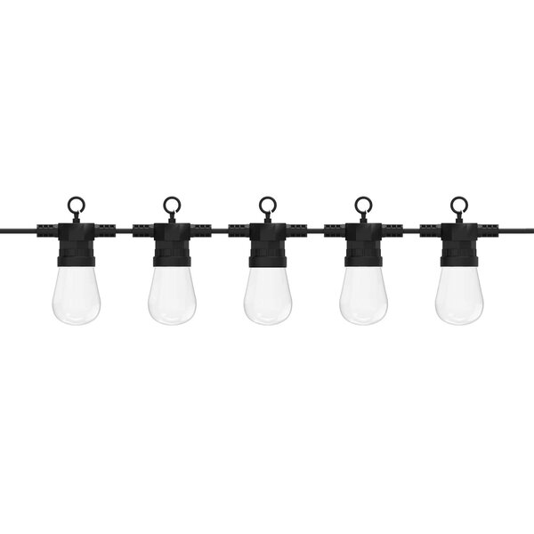 Calex 10m Calex Vista Lichterkette + 2 m Anschlusskabel - IP44 - RGB - Inkl. 10 Lampen