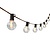 45m Calex Vista Lichterkette + 3 m Anschlusskabel - IP44 - Koppelbar - 2700K - Inkl. 75 Lampen